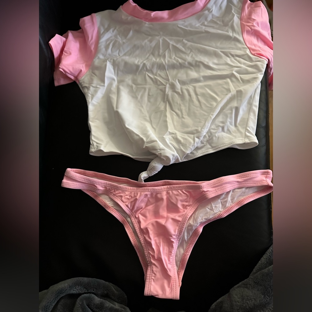 Fashion nova tshirt swim suit
